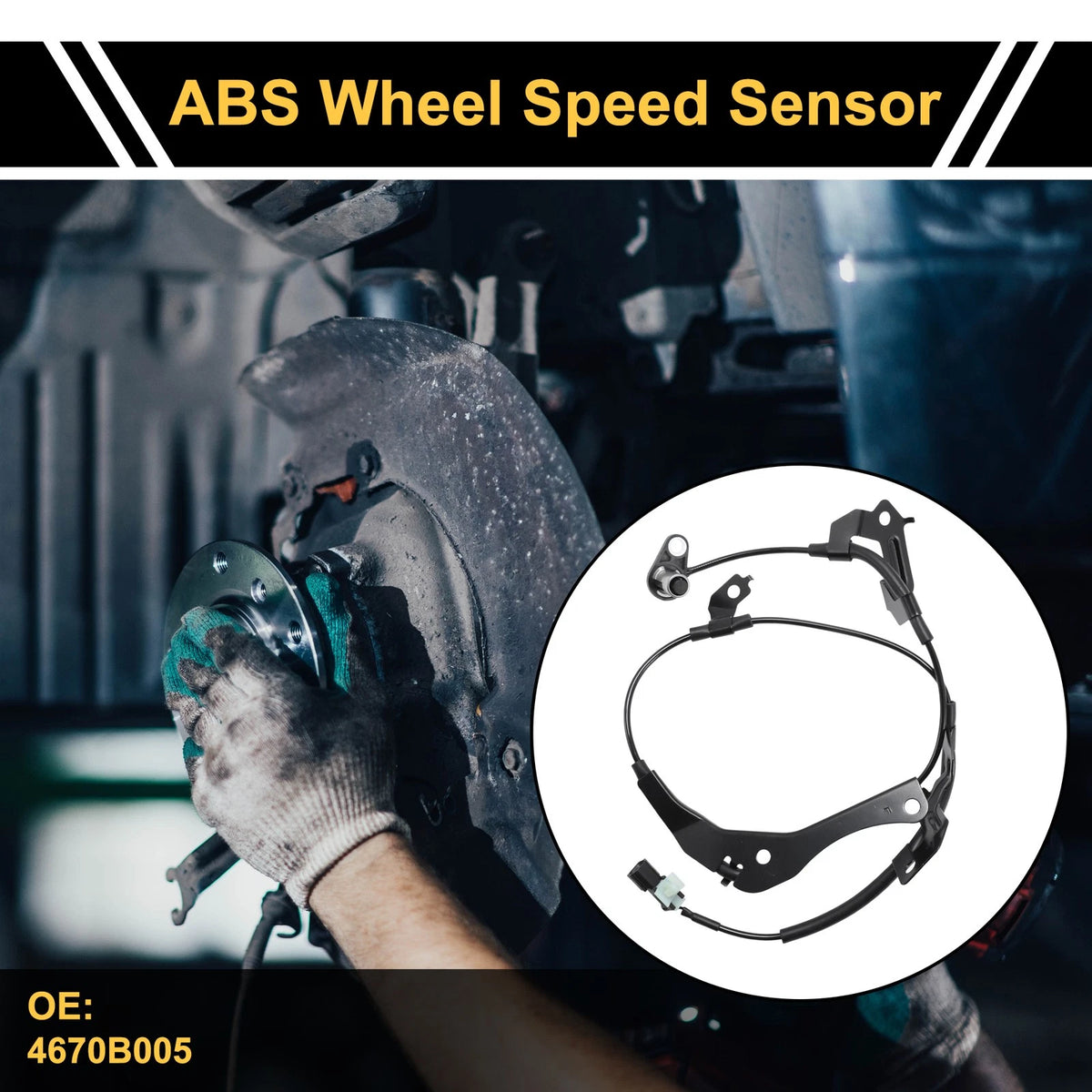 ABS Wheel Speed Sensor Front Left for Mitsubishi L200 (2015–2020)