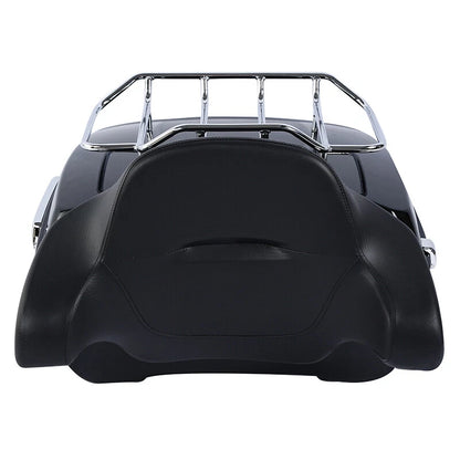 Trunk Backrest Pad Mount Rack Base Plate for Harley Touring Glide (2014–2026)