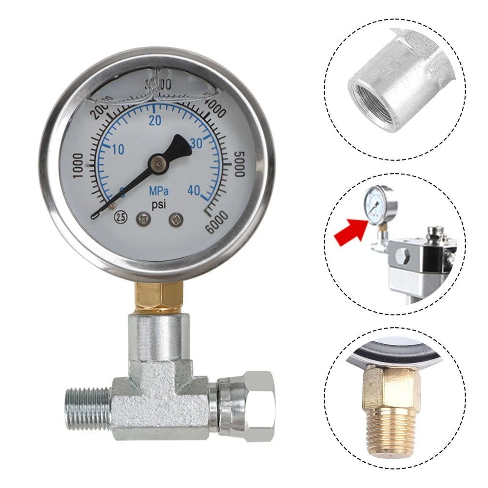 Pressure Gauge Assembly for Airless Paint Sprayers