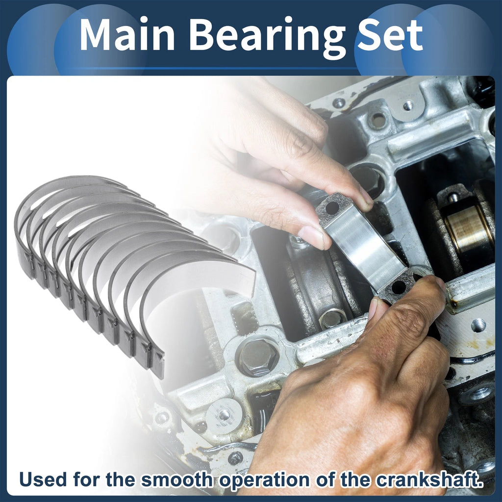 Engine Main Bearing Set Replacement for Mitsubishi L200 (1992–1999) 10 Pcs