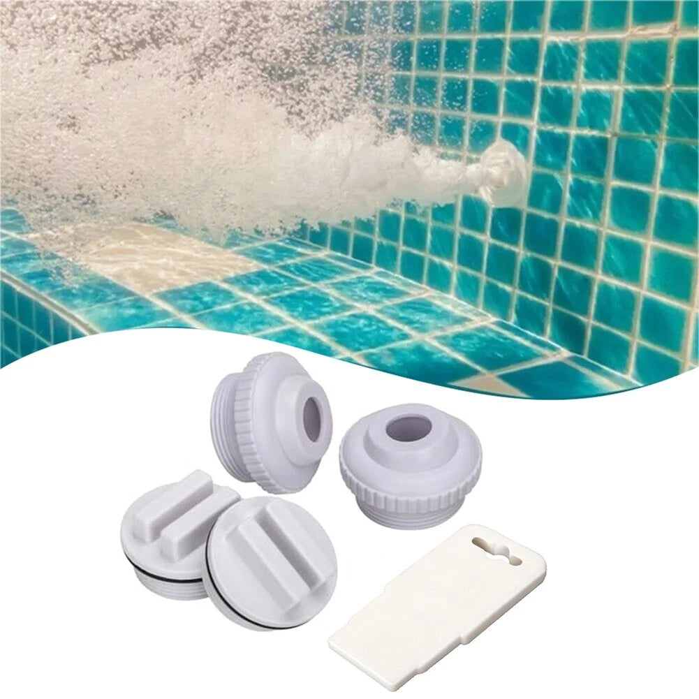 Set of 2 Pool Directional Flow Eyeball Jet Fitting SP1419D with Tool