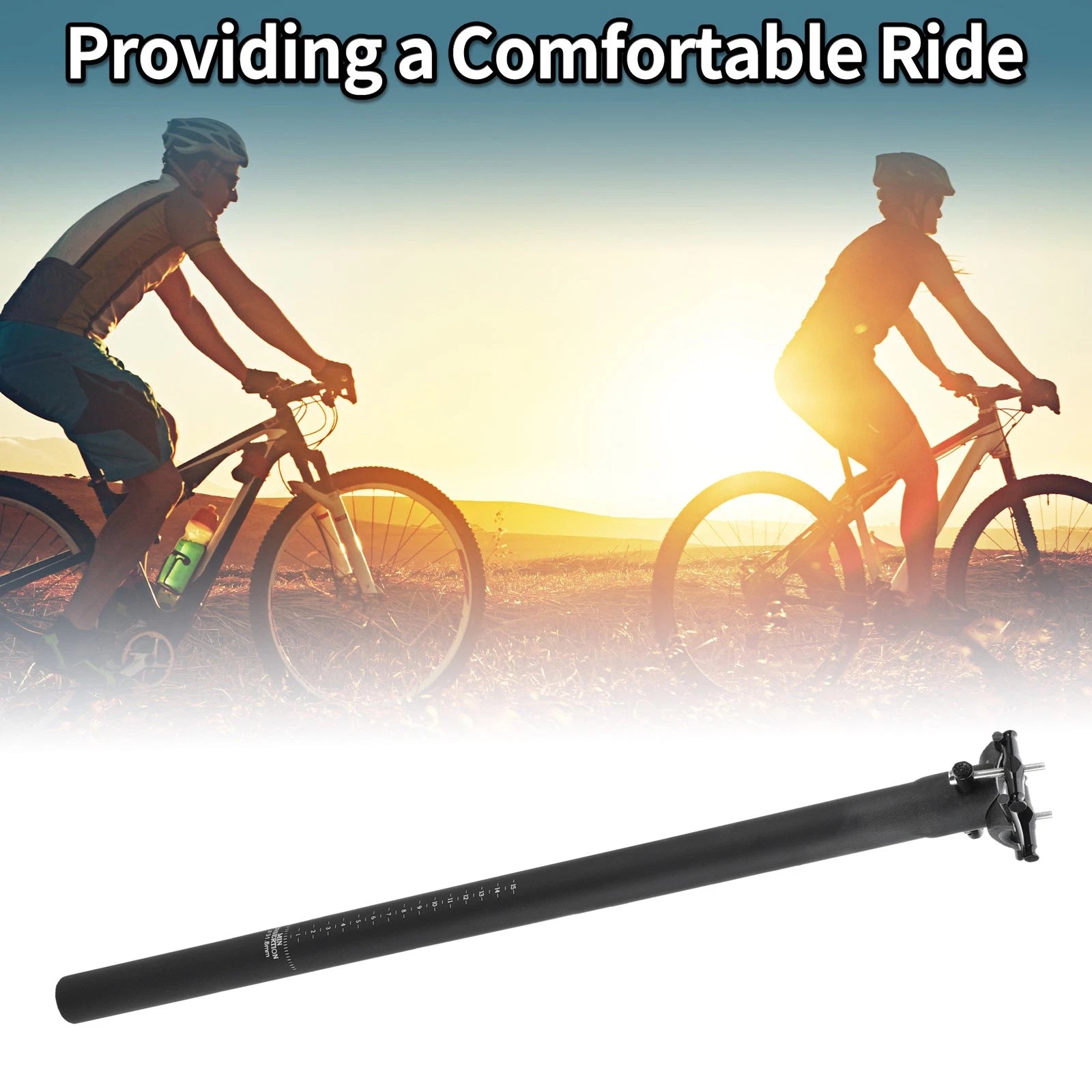 Seat Post Clamp 31.8x600mm Replacement for Bike MTB Road (2000–2026)