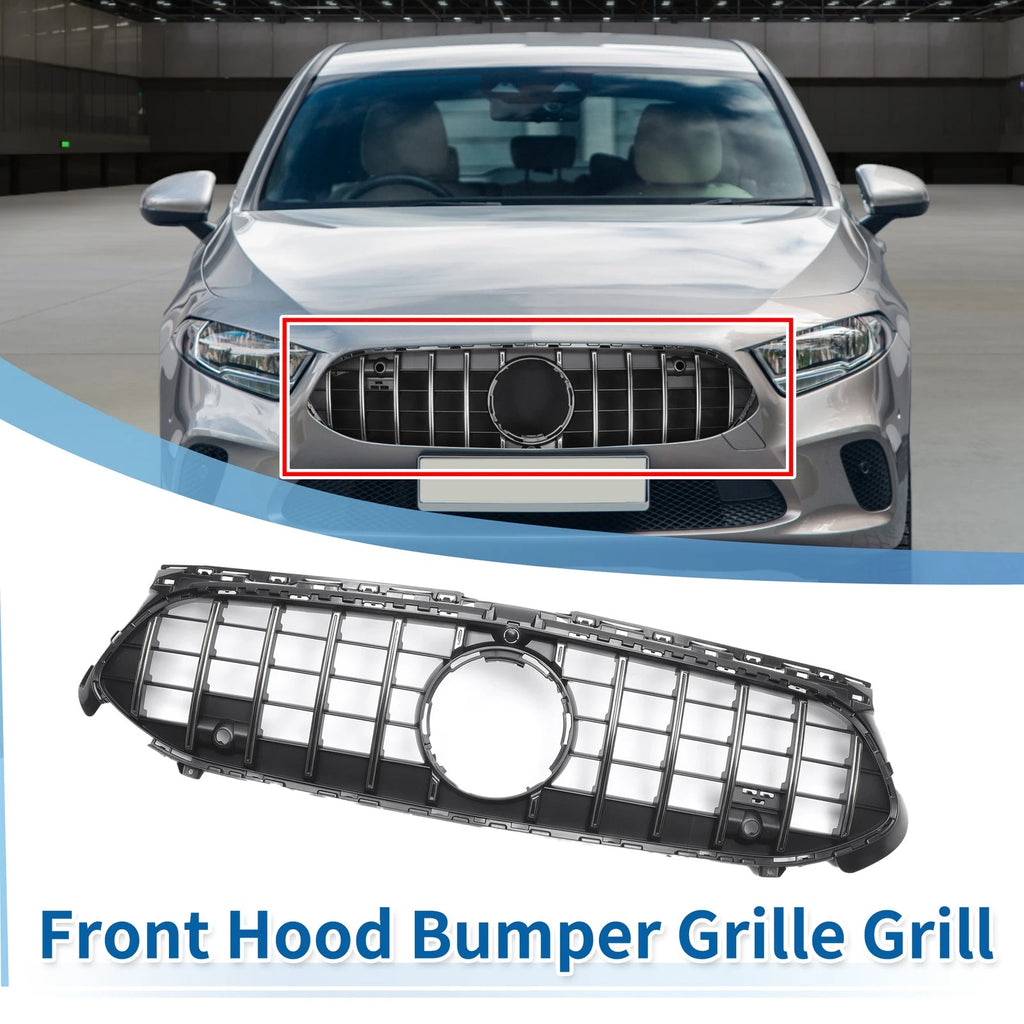 Front Upper Bumper Grille Grill Replacement for Mercedes-Benz A-Class (2023–2024)
