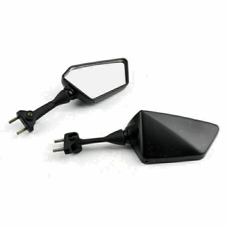Set of 2 Black Rear View Mirrors for Kawasaki Ninja 250R EX250 (2008–2013) T9