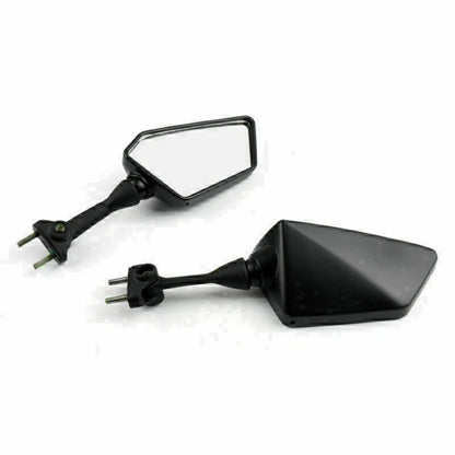 Set of 2 Black Rear View Mirrors for Kawasaki Ninja 250R EX250 (2008–2013) T9