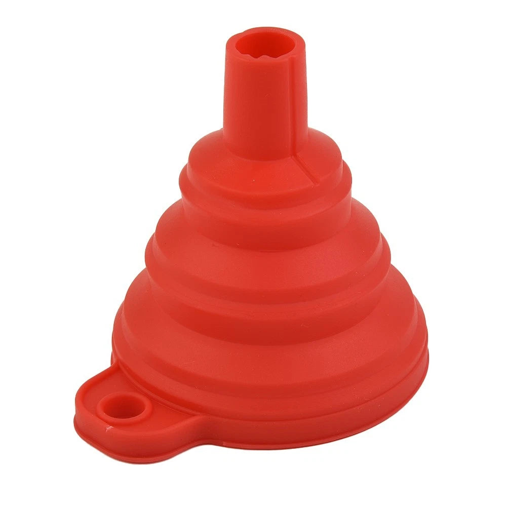 Car Funnel for Universal Use (7.5cm x 8cm) Silicone Collapsible