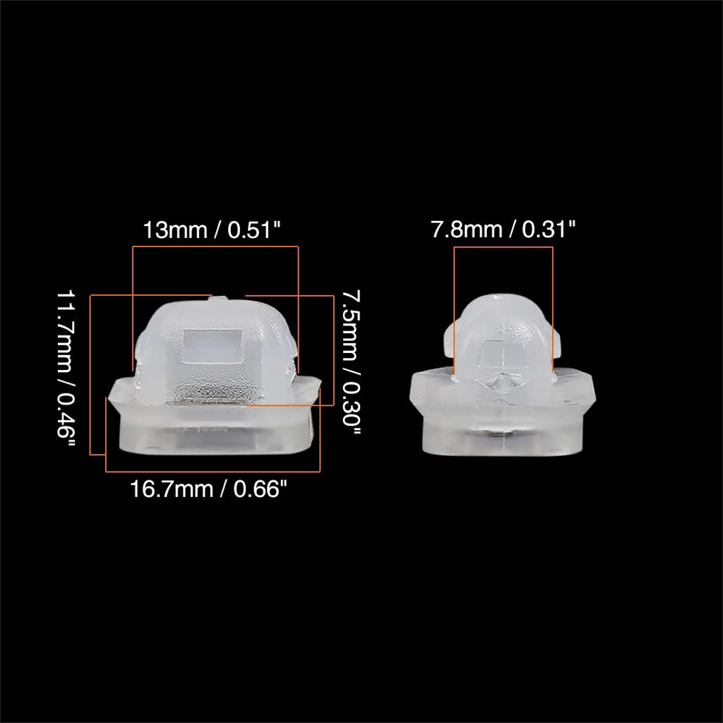 20pcs Plastic White Retainer Clips Replacement for BMW 3 Series (2002–2013)