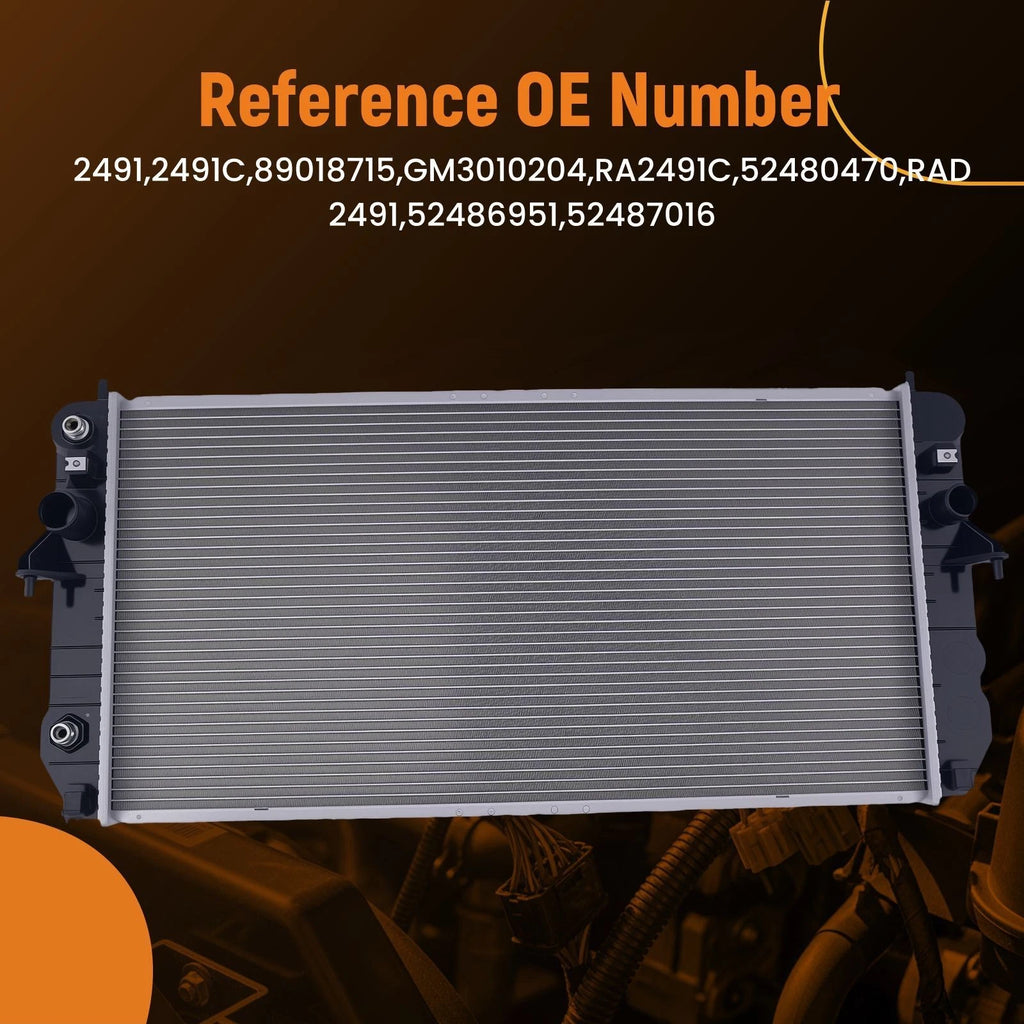 Cooling Radiator for Cadillac DeVille (2001–2005) 52487016 89018715