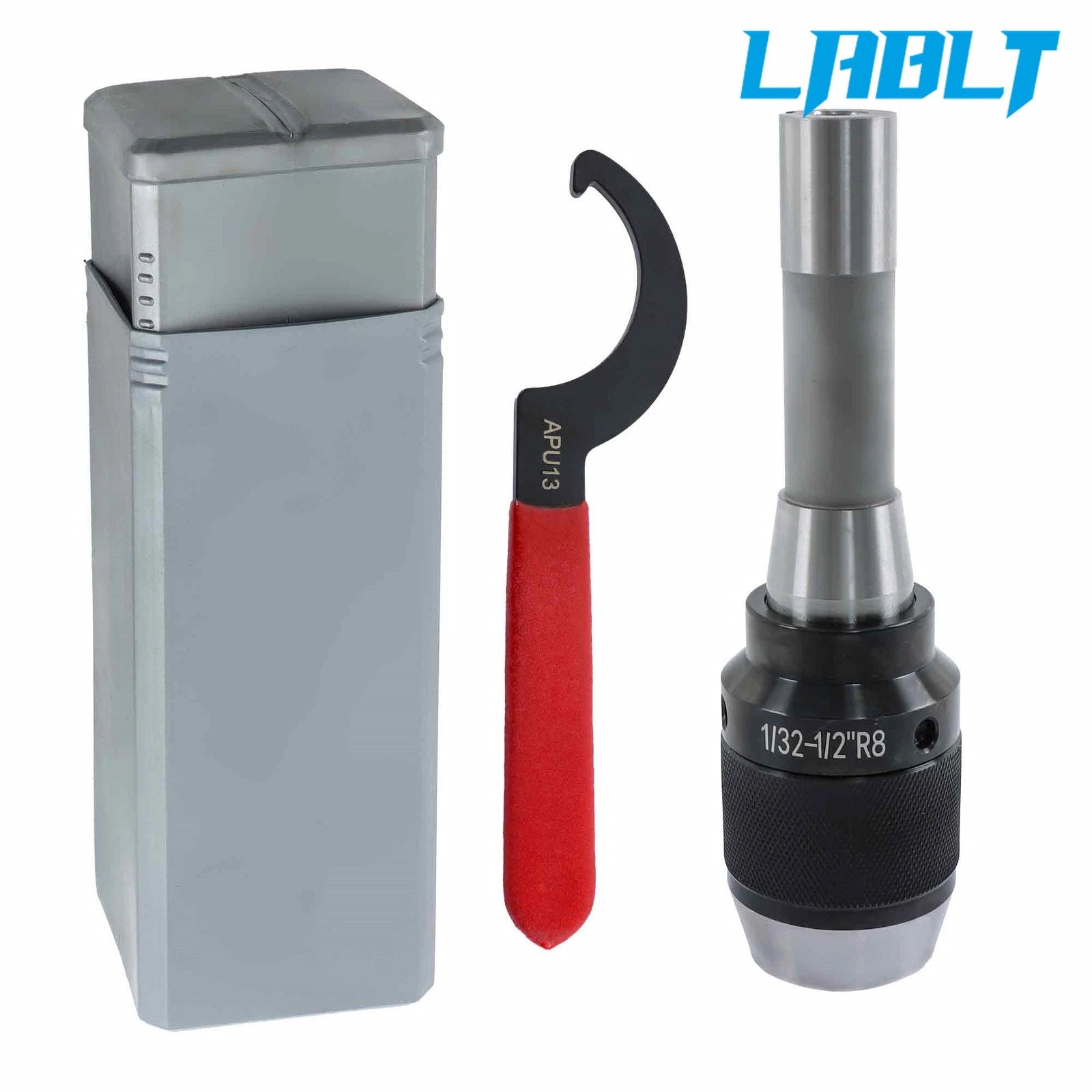 Keyless Drill Chuck 1/32" - 1/2" for R8 Shank (LABLT)