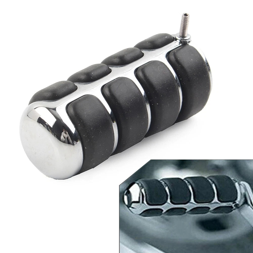 Round Gear Shift Brake Lever Peg Toe Heel Pedal Cover for Yamaha V-Star (2006–2017)