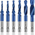 6pcs HSS Drill Tap Bit Set Metric Thread for Wood Soft Metals