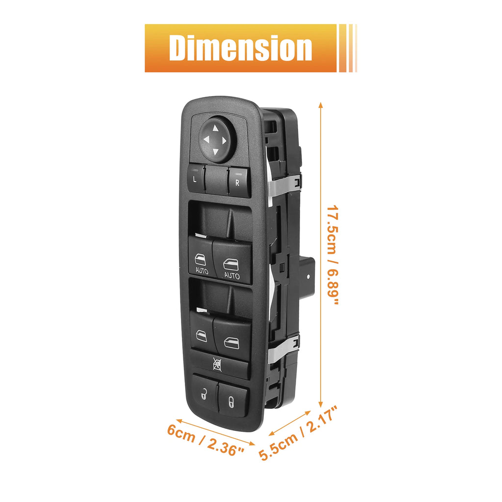 Power Window Switch for Ram 1500 2014-2015, Ram 2500 3500 68212783AB