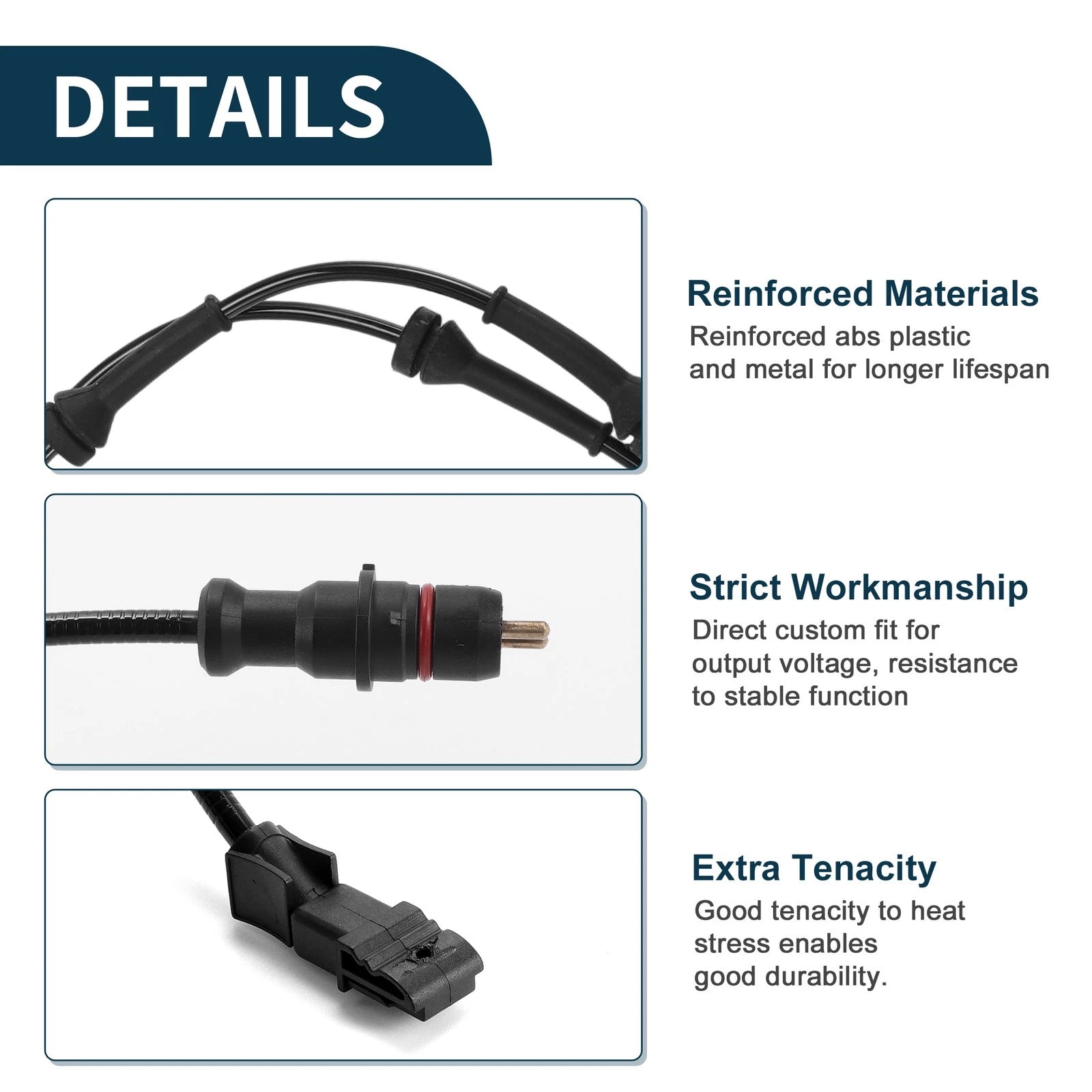 ABS Wheel Speed Sensor No. 8200307447 for Renault Megane (2004–2008)