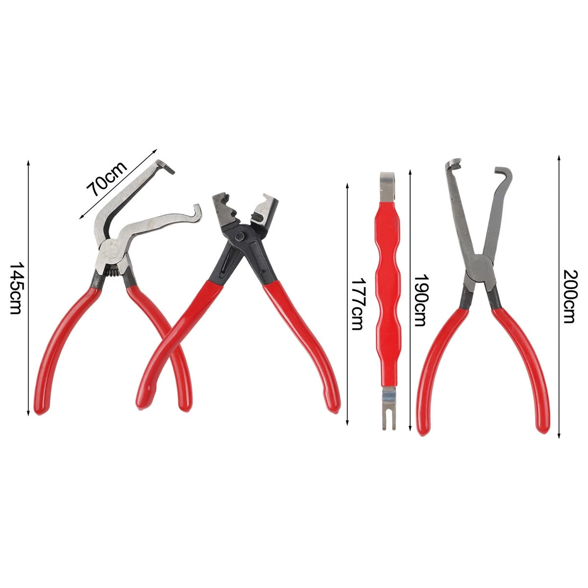 4 Pcs Electrical Disconnect Pliers Set for Mass Air Flow, Ignition Coils