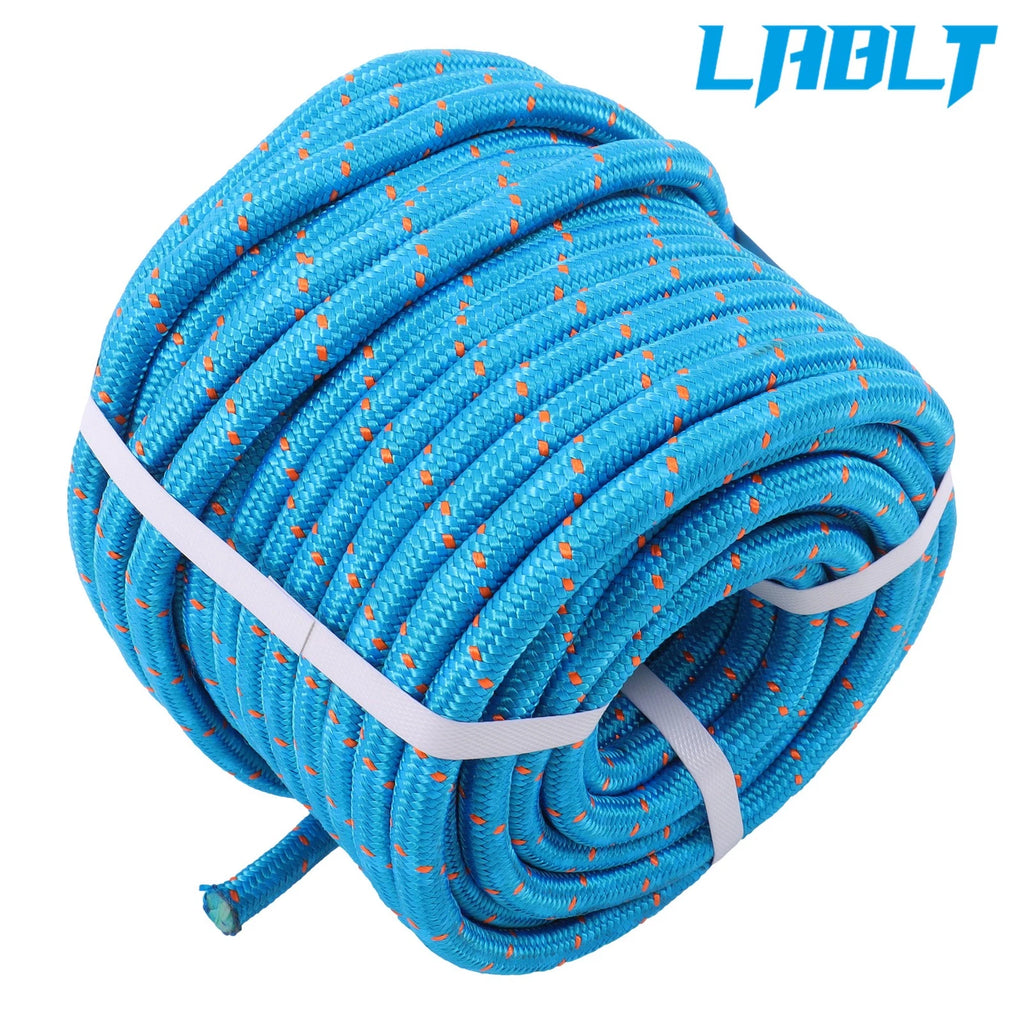 Braided Polyester Rigging Rope 0.55In ×125 Ft for Arborist