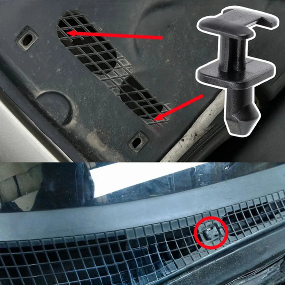 10x Windshield Cowl Cover Clips for BMW (51711928946)