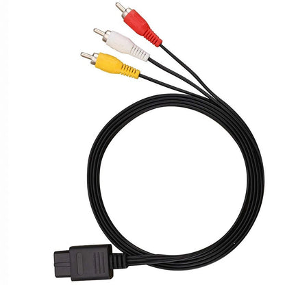 AV Composite Cable for Super Nintendo SNES, GameCube, N64
