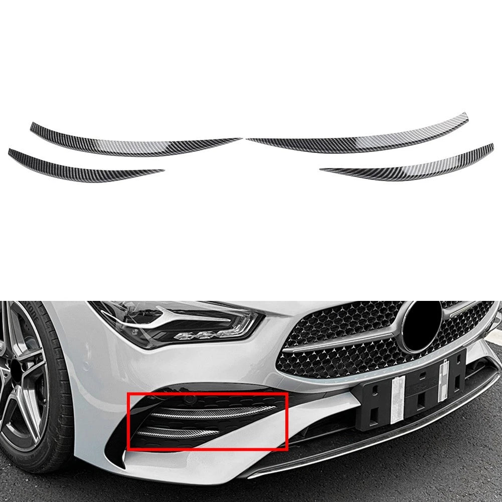Fog Light Grille Strips Trim for Mercedes Benz CLA Class C118 X118 (2024-2025)
