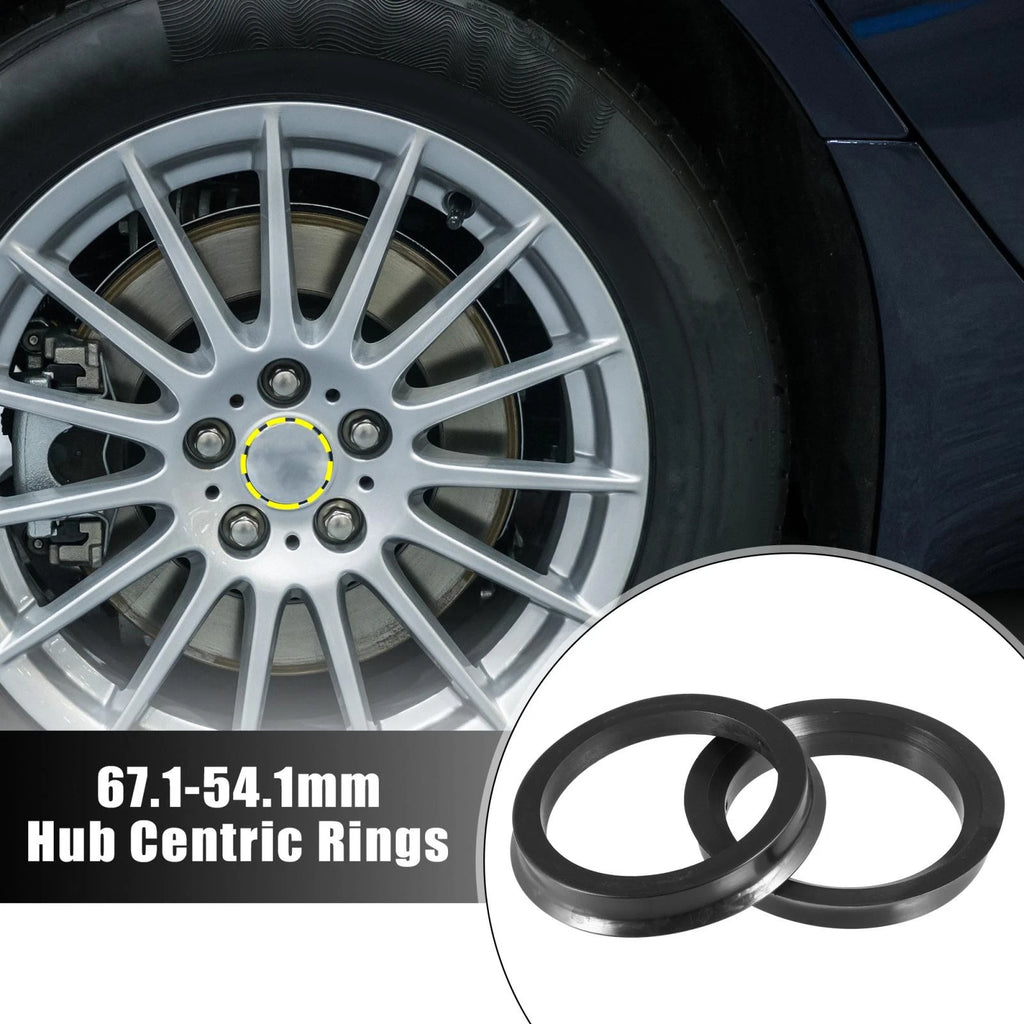 2pcs Hub Centric Rings for Car (67.1mm to 54.1mm)