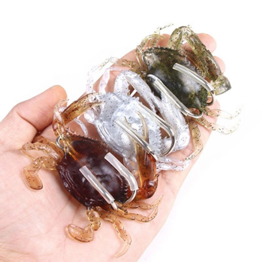 Soft Bait Artificial Crab Baits Silicone (1/2/3/4/5/6)