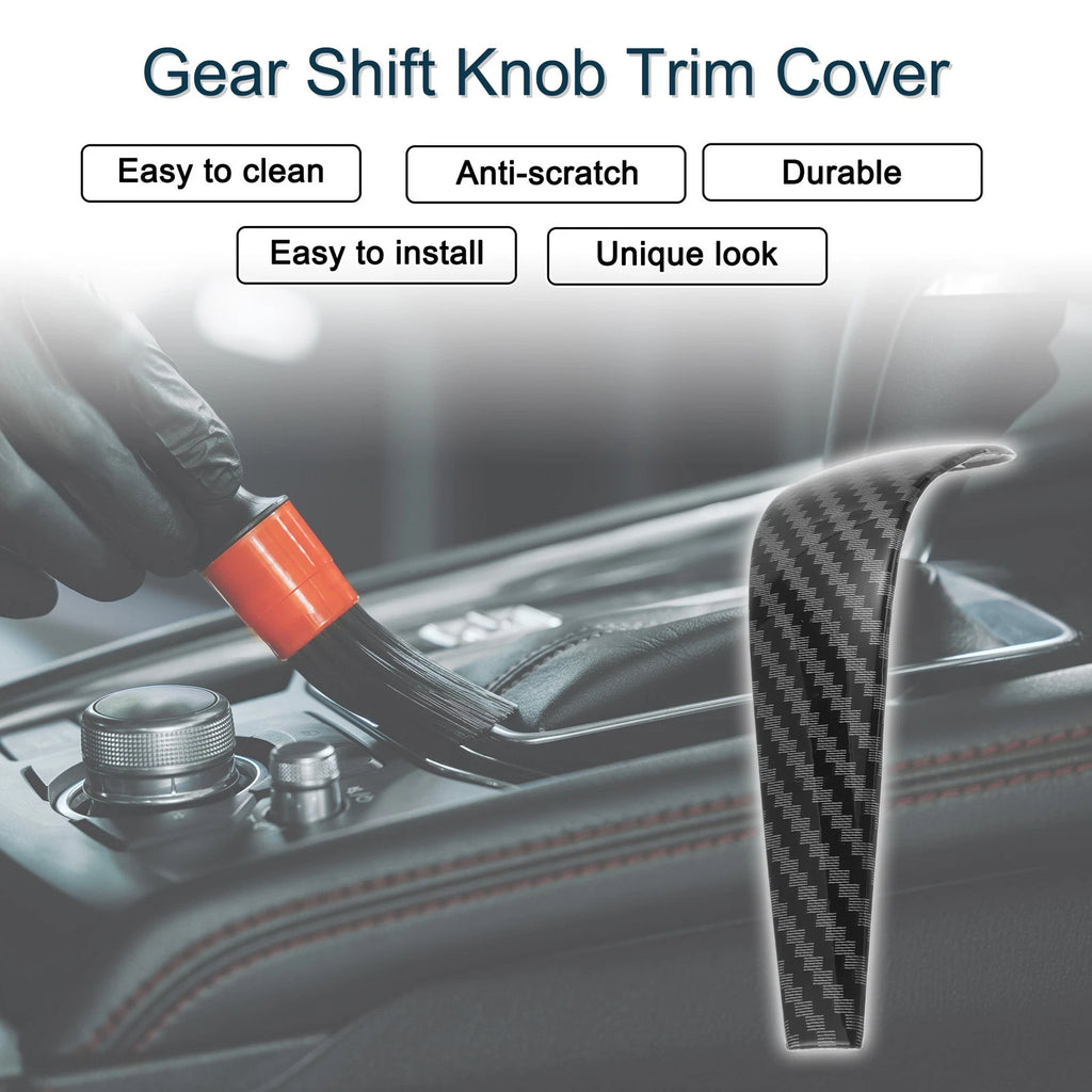 Gear Shift Knob Cover Sticker Replacement for BMW 1 3 Series Z4 X1 (2007–2018)