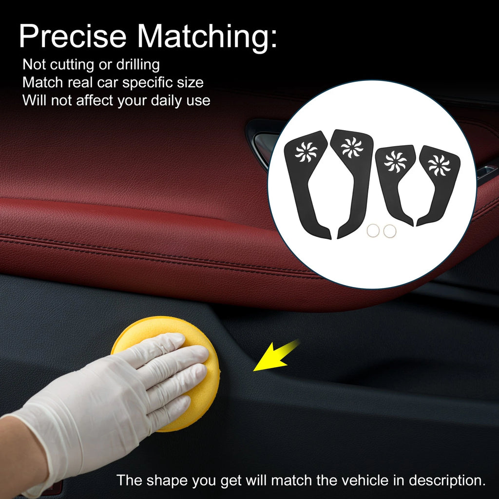 Door Anti Kick Pad Protector Sticker Set for Ford Explorer (2020–2024)