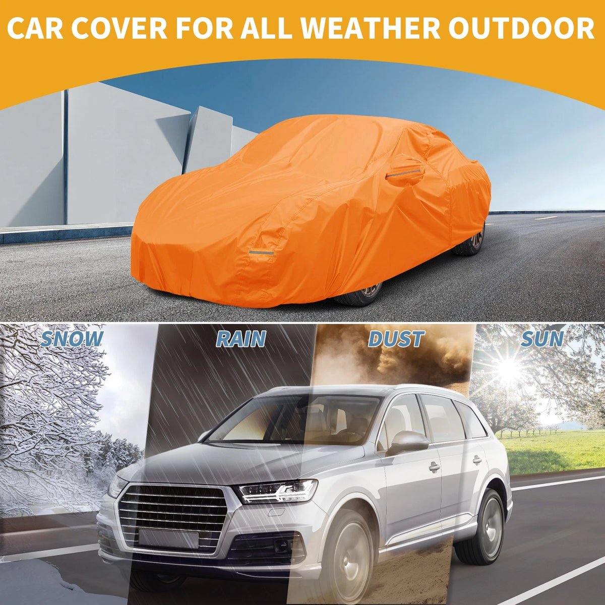 Car Cover Waterproof All Weather with Zipper for Lexus LC (2012–2023)