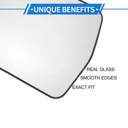 Left Passenger Side Non-heated Mirror Glass Replacement for Toyota Previa Estima (2006–2019)