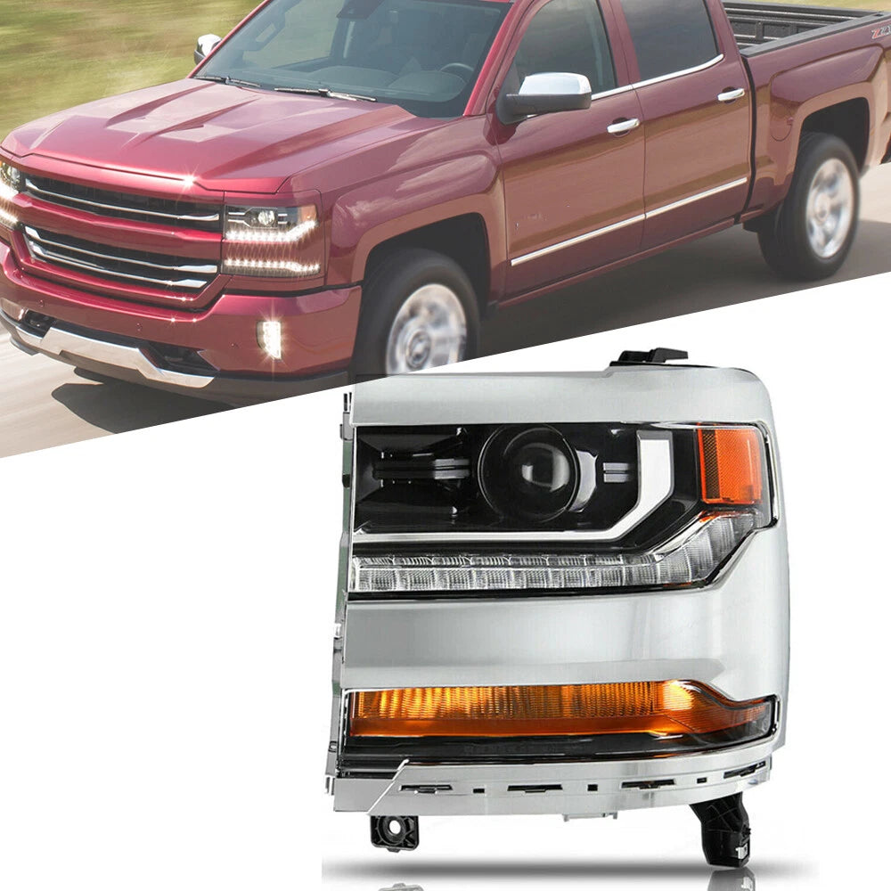 HID Headlight Assembly for Chevy Silverado 1500 (2016–2018)
