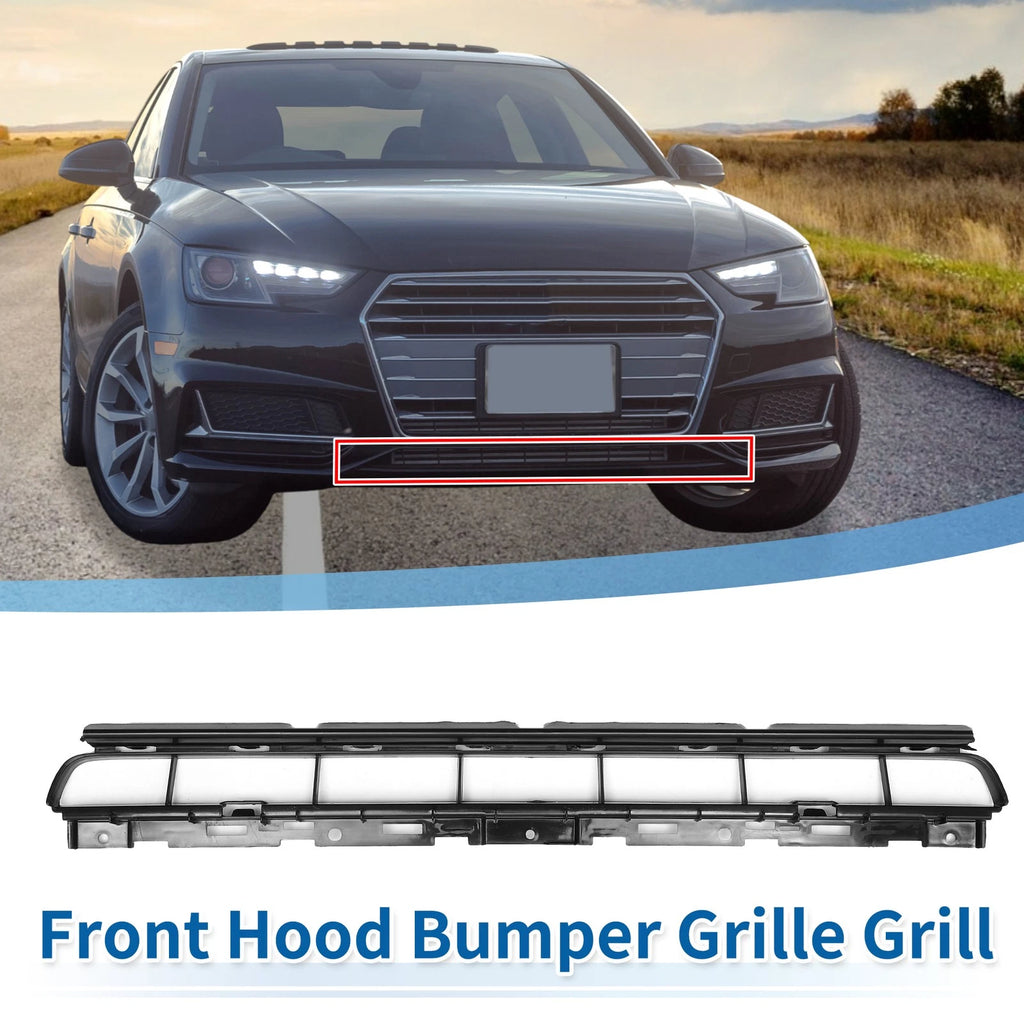 Front Lower Bumper Grille for Audi A4 B9 (2016–2018) No.8W0807683 Black
