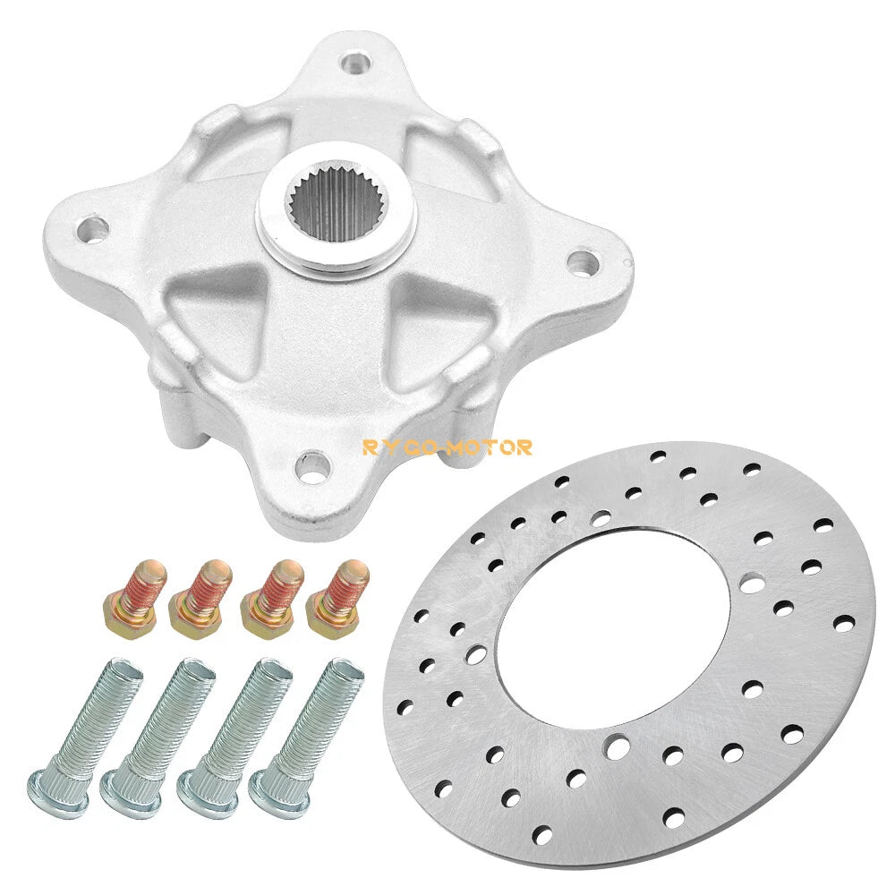 Rear Wheel Hub & Brake Rotor & Studs for Polaris Ranger (400–900)