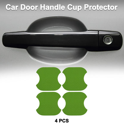 Car Door Handle Scratch Protector for Universal Vehicles (91x93mm, Green)