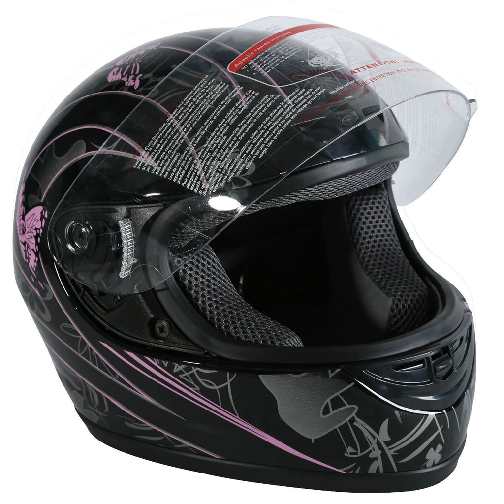 DOT Flip Up Full Face Motorcycle Helmet for (S, M, L, XL)