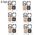 Set of 6 Chainsaw Carburetor Gasket Kit for 38/45/52/58 Carb 4500 5200 5800