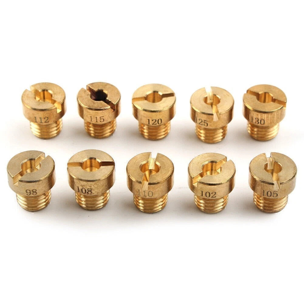 10pcs carburetor nozzle set for Dellorto PHBG SHA 6mm (#98-130)