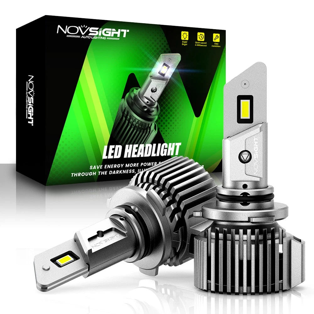 2X 9005 HB3 LED Headlight Bulb High Beam 20000LM 6500K for NOVSIGHT