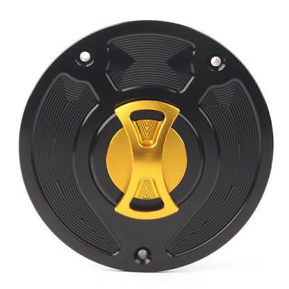 Keyless Gas Fuel Tank Cap Cover for Honda CBR1000RR Fireblade (2000–2019) - Yellow
