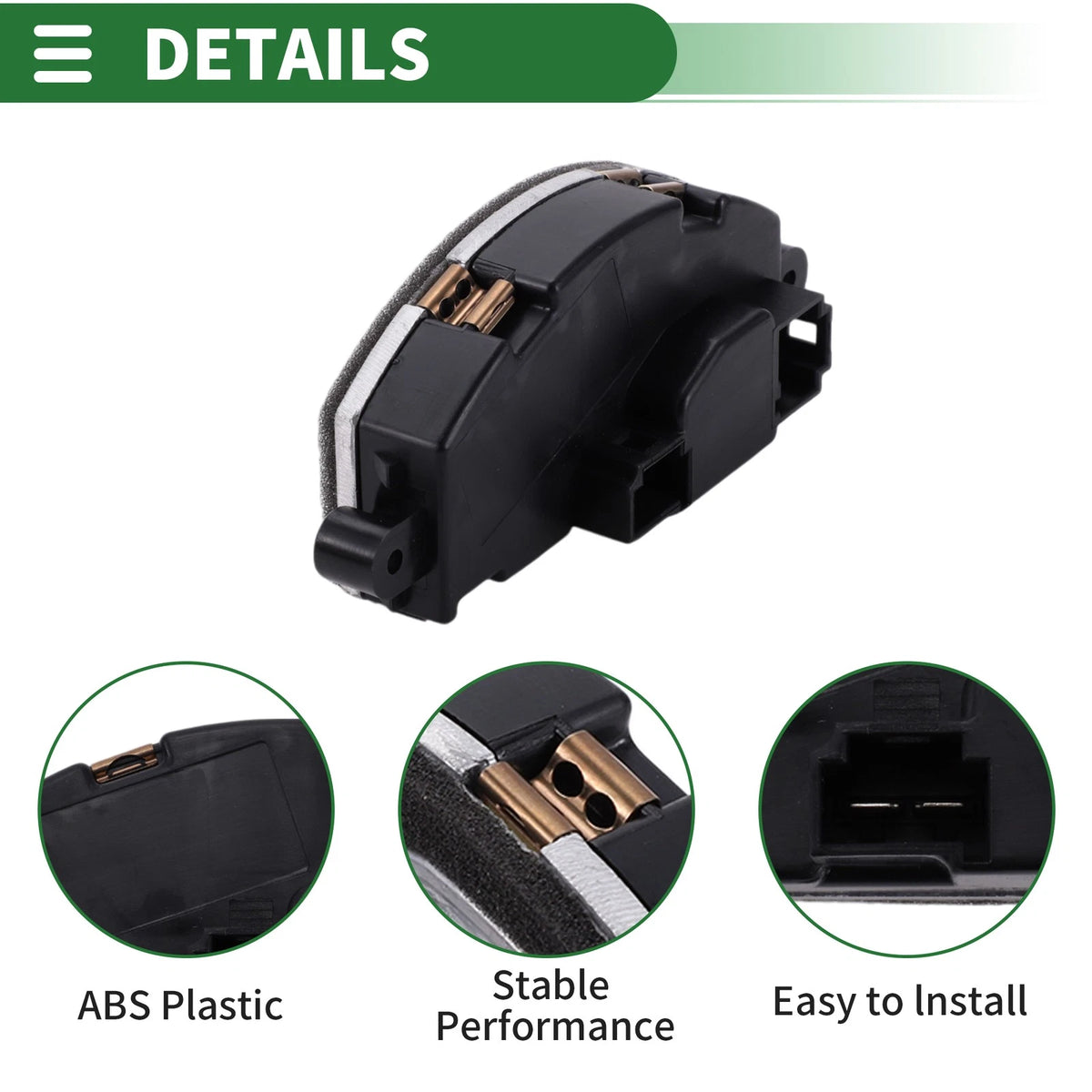 HVAC Blower Motor Resistor Heater Resistor for Mercedes-Benz Vito (2014–2019)