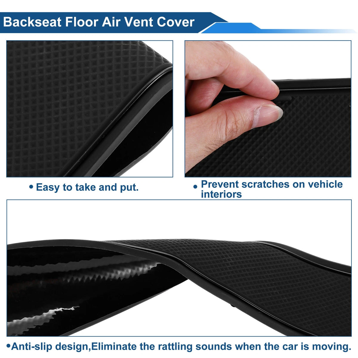 Car Non-Slip Mat Set for Hyundai Kona SX2 Hybrid PHEV (2024–2025) 16 Pcs