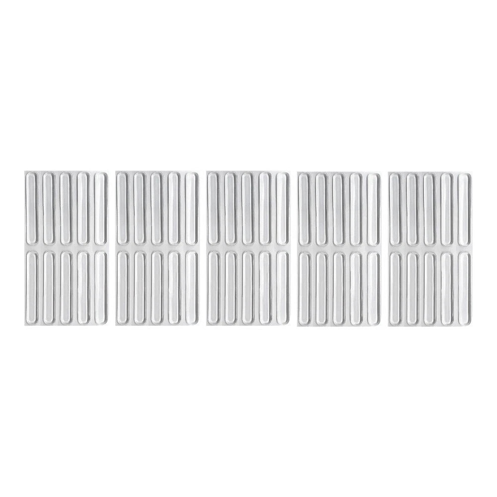 50 pcs Transparent Silicone Bumpers for Door Cabinet Table Drawer Protection