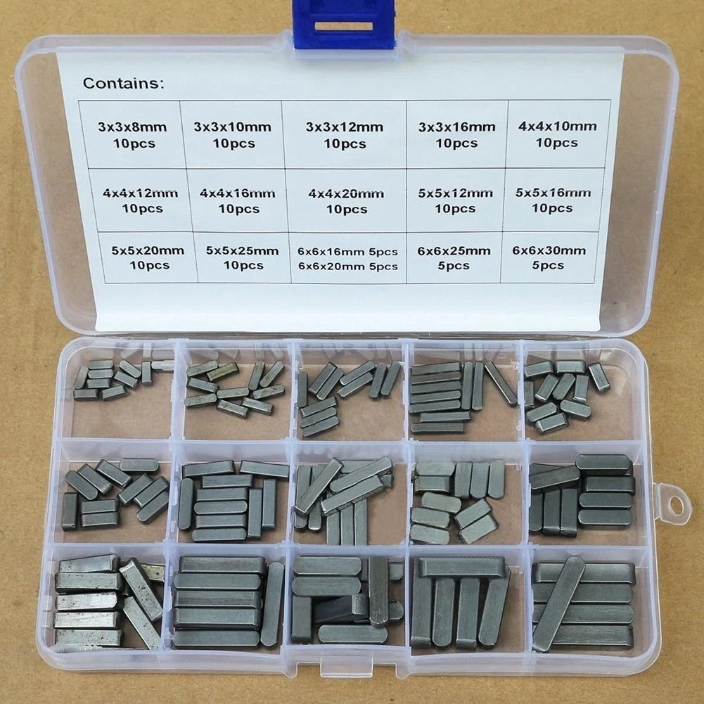 Complete Parallel Transmission Shaft Key Assortment