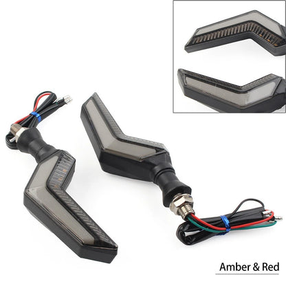 2X LED Indicator Lights for Honda Motorcycle (Amber DRL)