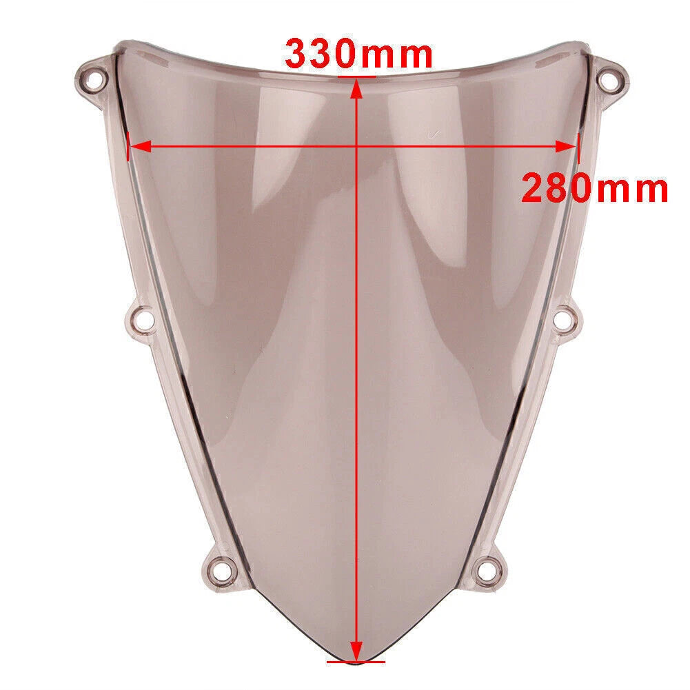 Double Bubble Front Windshield for Honda CBR 600 RR F5 (2007–2012) Clear