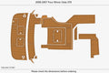 EVA Pads for Four Winns 378 Vista (2006) - Teak Deck Foam Flooring