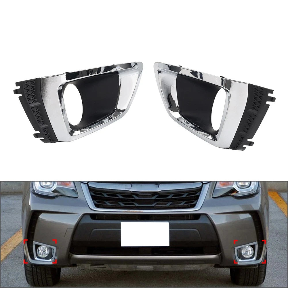 1 Pair Fog Light Bezel for Subaru Forester (2014–2018)
