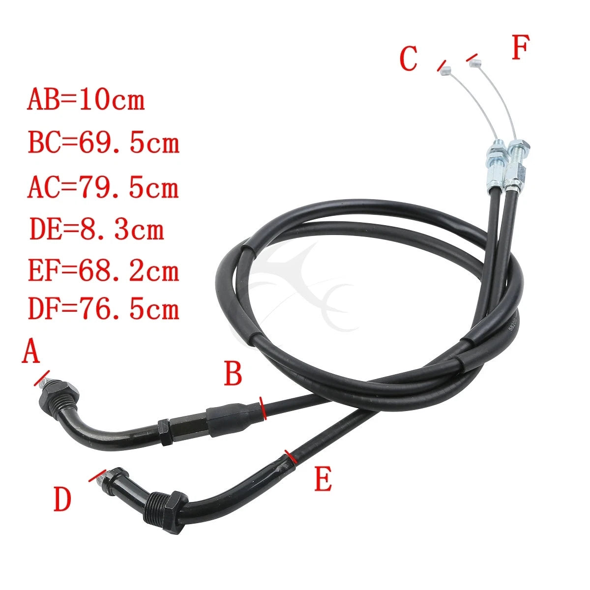 Throttle Cables for Honda CBR1000RR CBR600RR (2003–2007)