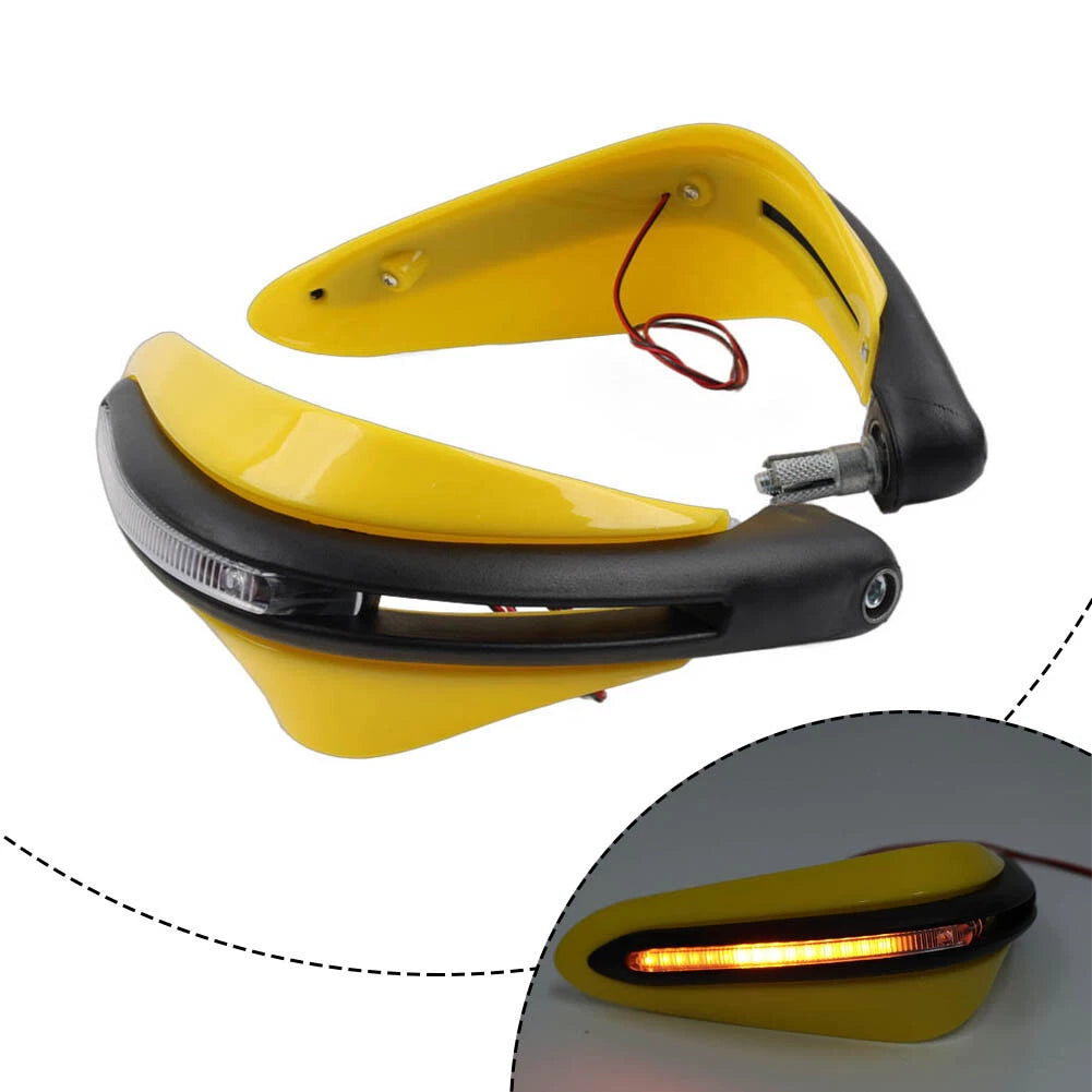 Universal 7/8" Motorcycle Handguard with LED Light for Dirt Bike ATV