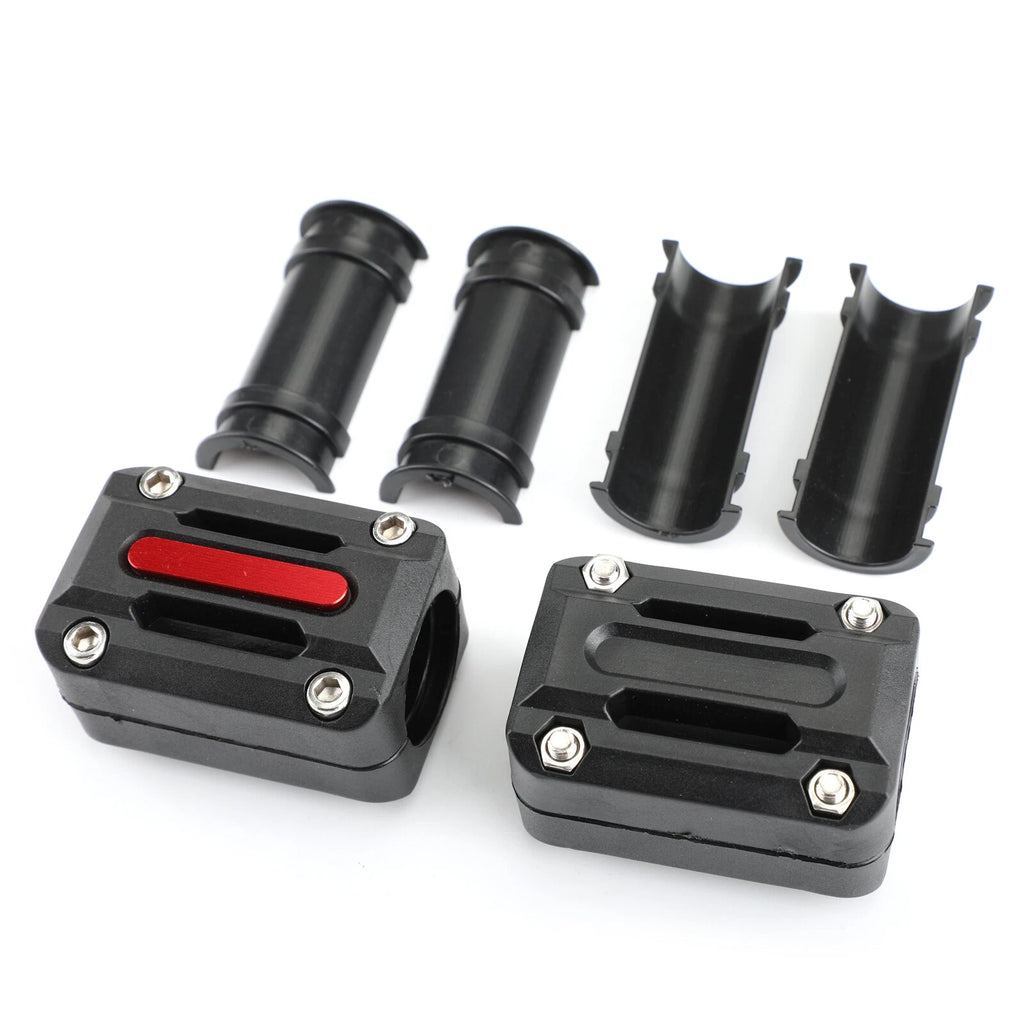 2X Motorcycle Frame Protectors for (22/25/28mm)