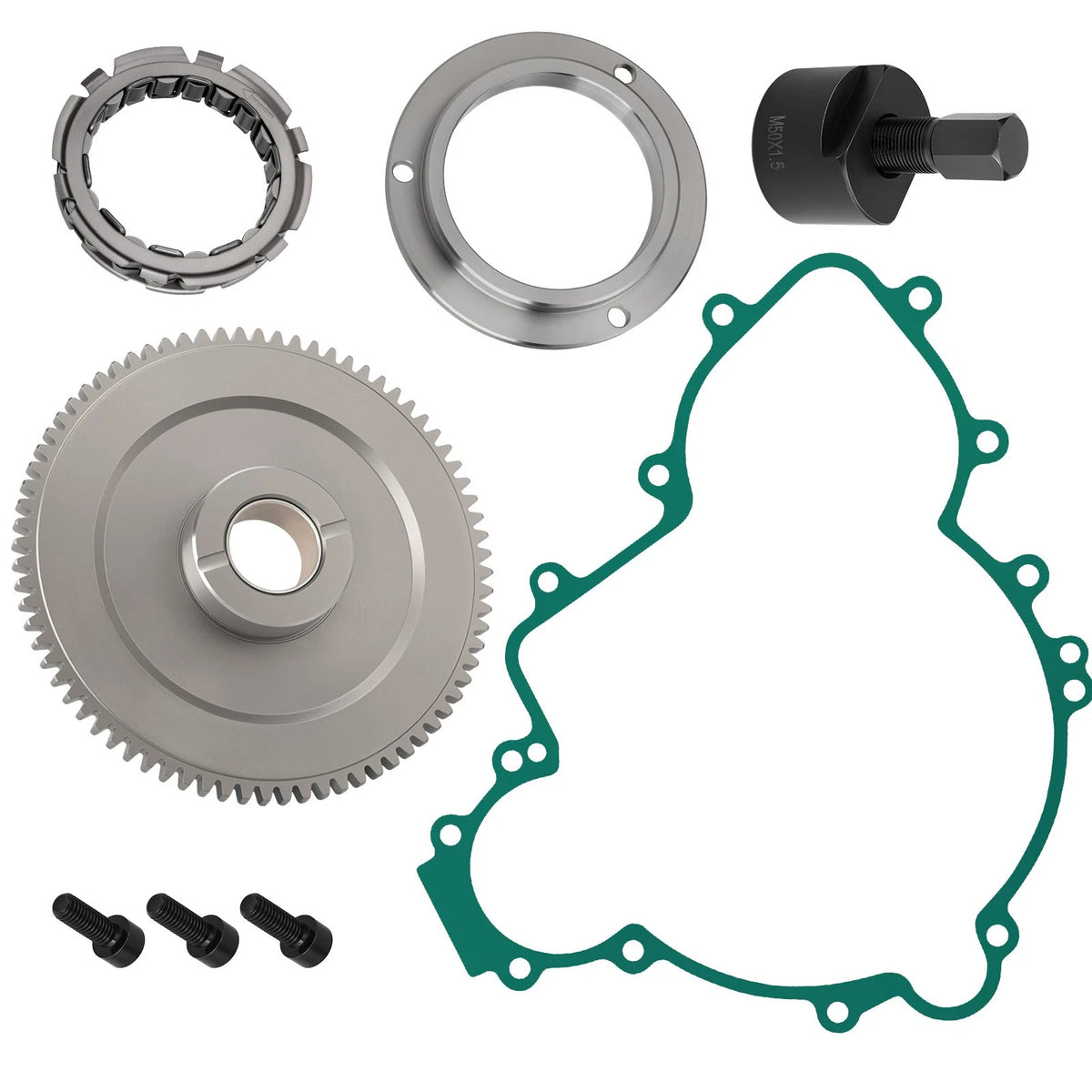 Flywheel Puller & One Way Bearing Kit for Polaris Ranger XP Crew 900 1000 (2014–2019)