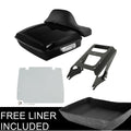 Chopped Trunk Backrest Base Plate Mount Rack for Harley Touring Glide (2009–2013)